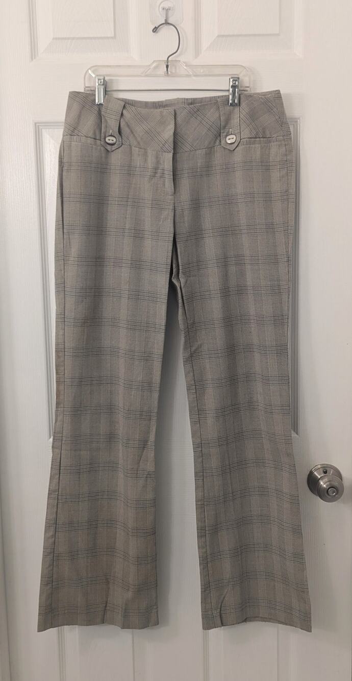 Vintage Mandee Plaid Dress Pants